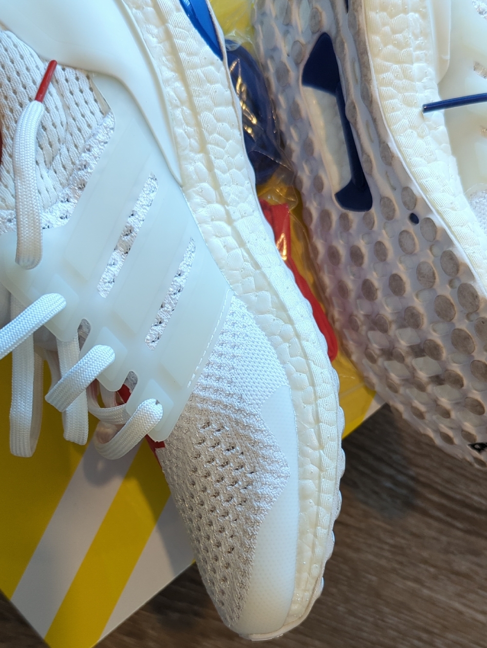 Adidas Ultraboost X UNDFTD - White/Red/Blue - Men's 7/Women's 8.5 - Picture 6 of 13